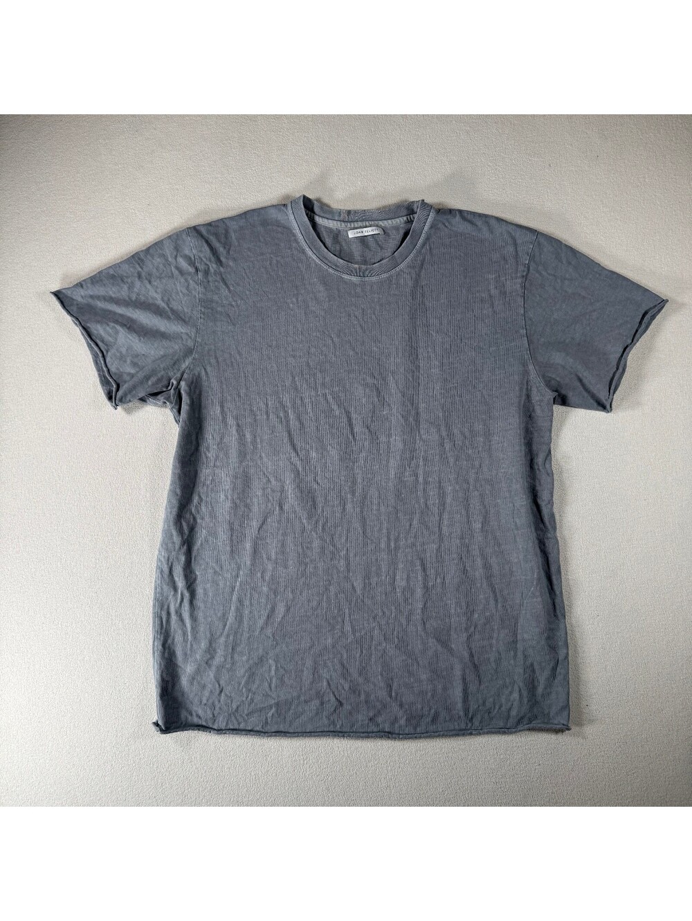 John Elliott Gray Cotton T-Shirt Size 4 Made in USA